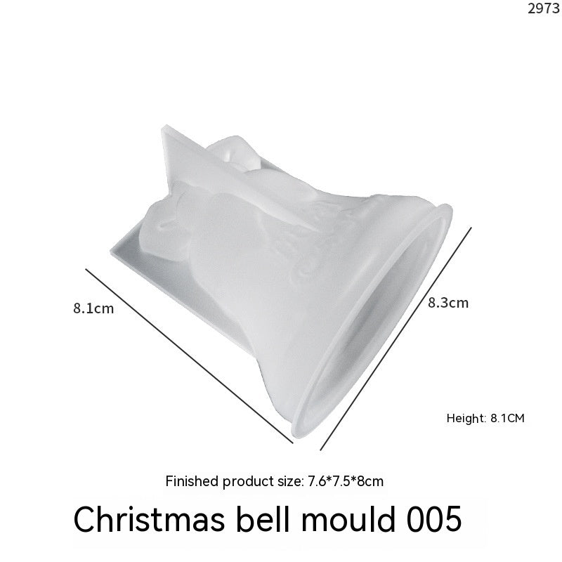 Christmas Ornament Silicone Candle Mould