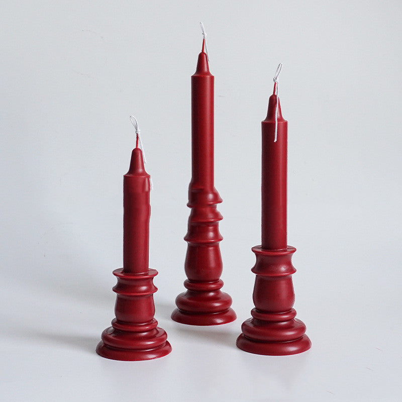 Acrylic Retro Candle Holder Shape Unique Candle Mould