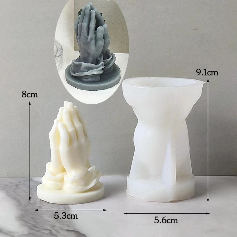 Praying Hands Candle Mould