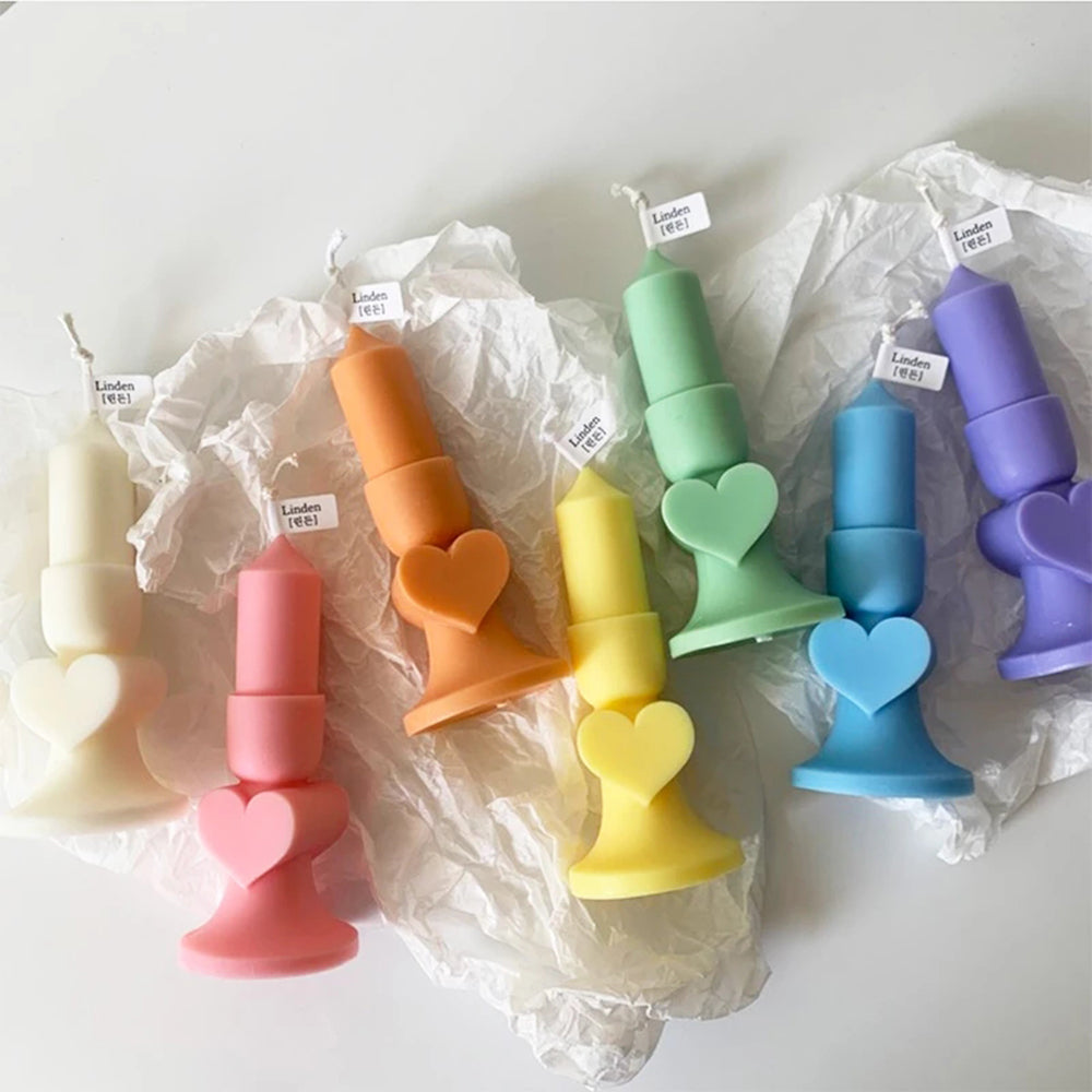 Heart Candle Holder Silicone Mould