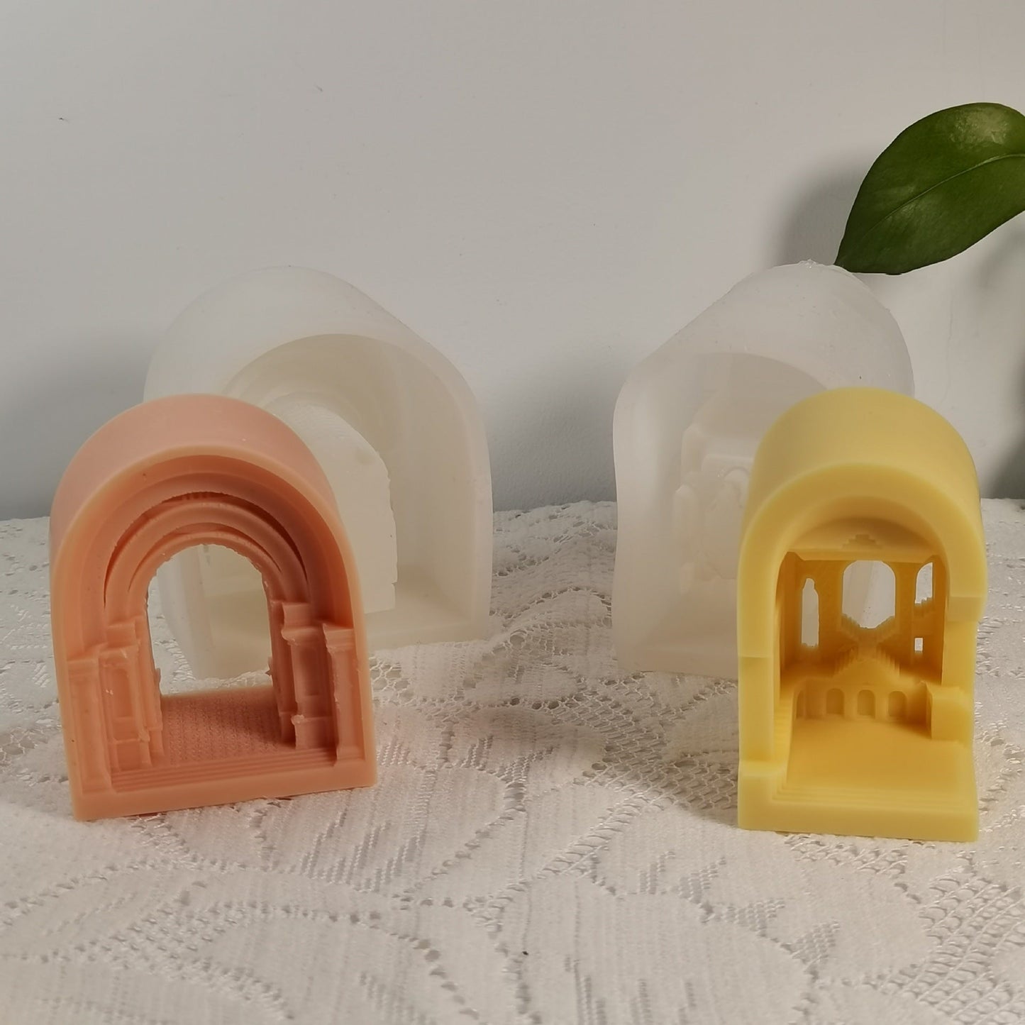 Ancient Castle Geometry-Arch Silicone Candle Mould