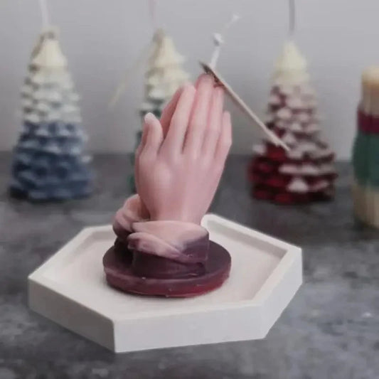 Praying Hands Candle Mould