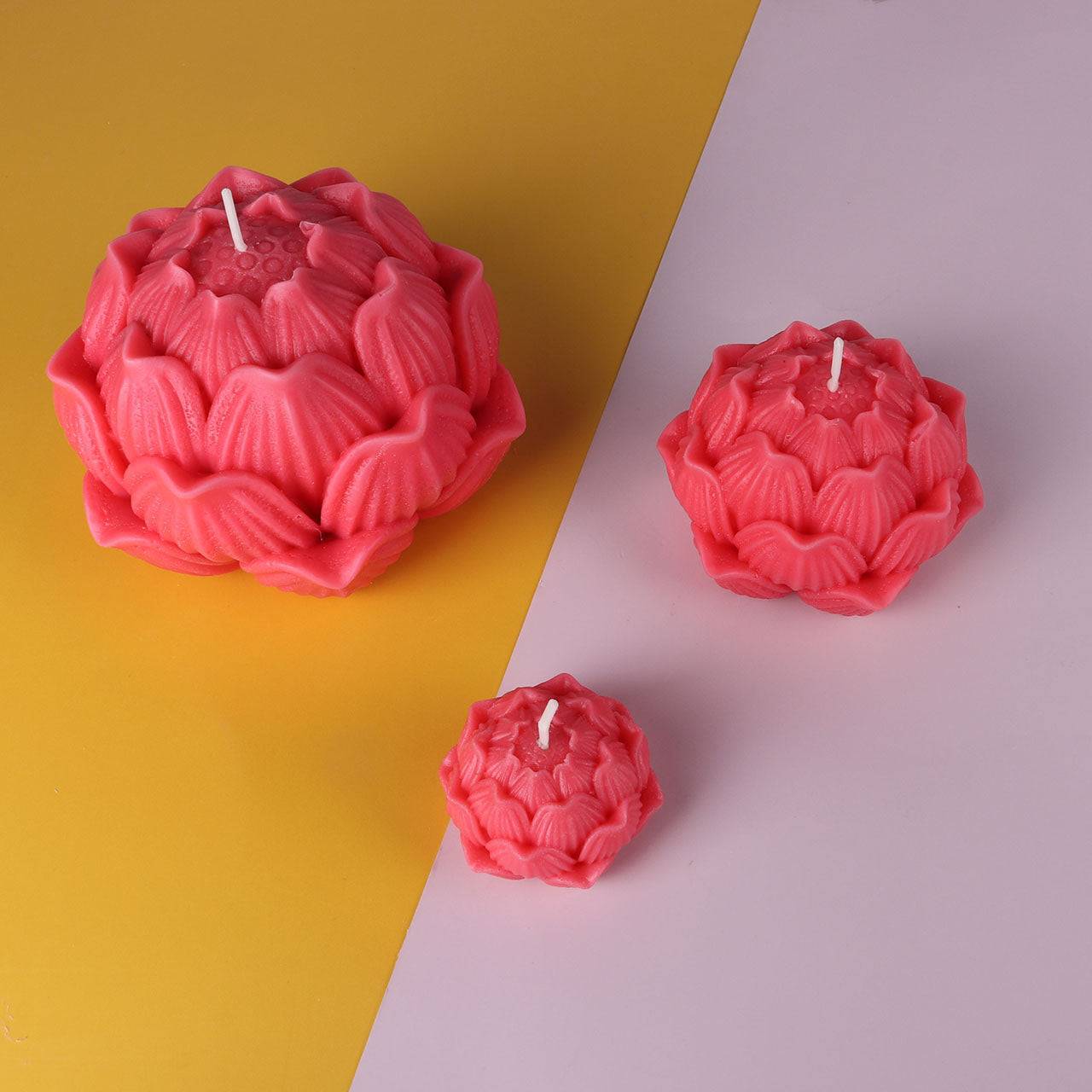 Add a Touch of Zen to Your Home with Lotus Flower Candle Making Mould Candles Moulds