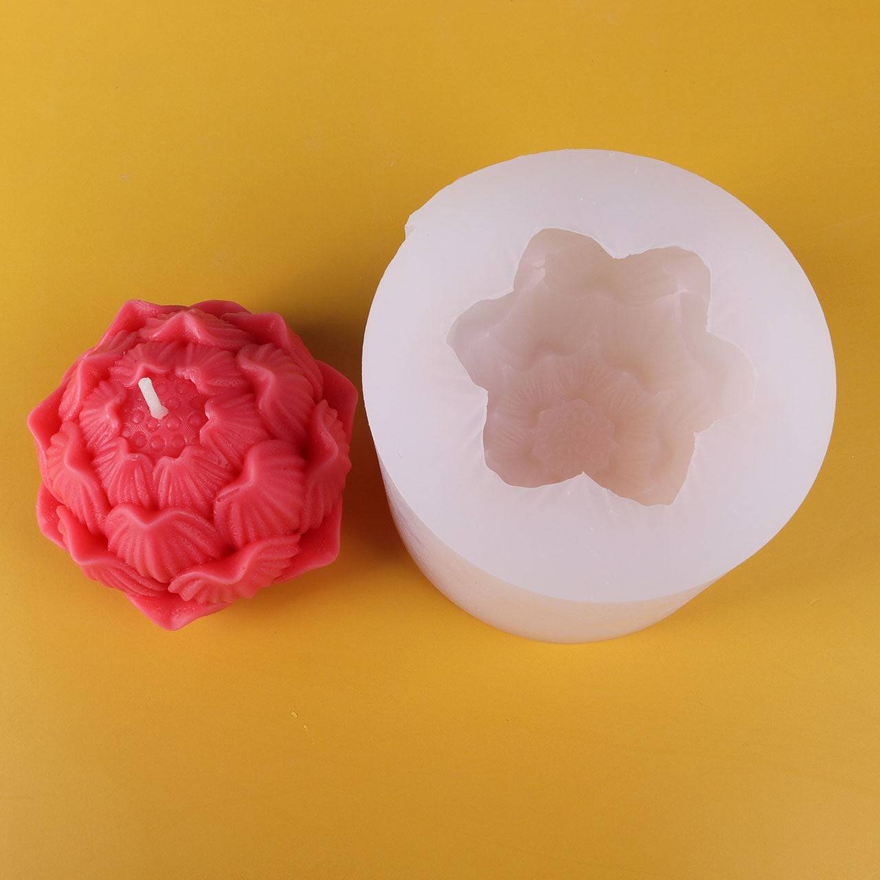 Add a Touch of Zen to Your Home with Lotus Flower Candle Making Mould Candles Moulds