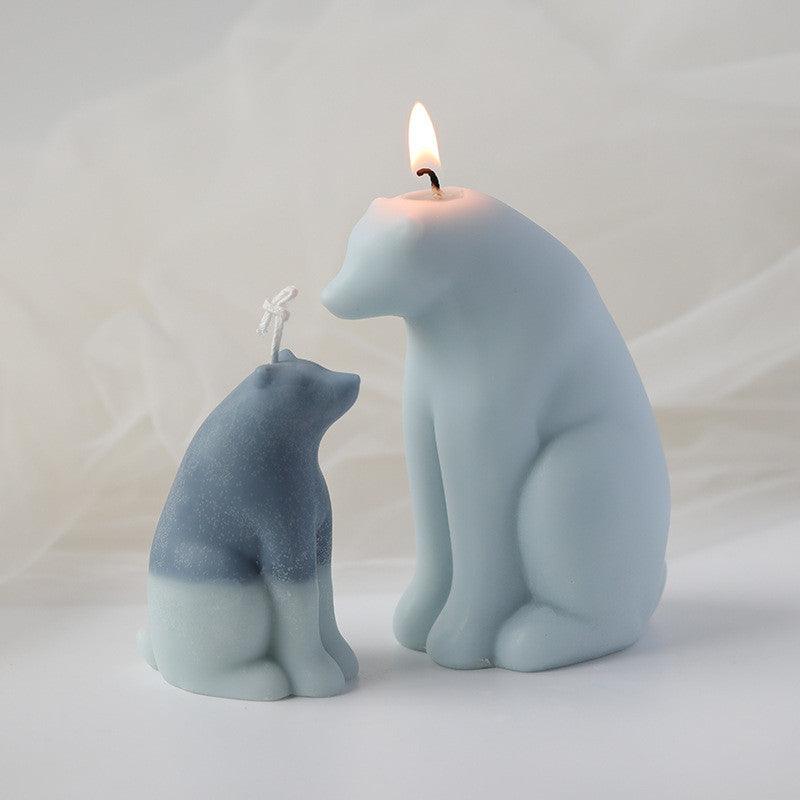 Adorable Polar Bear Candle Mould - Create Stunning Winter-Themed Candles Candles Moulds