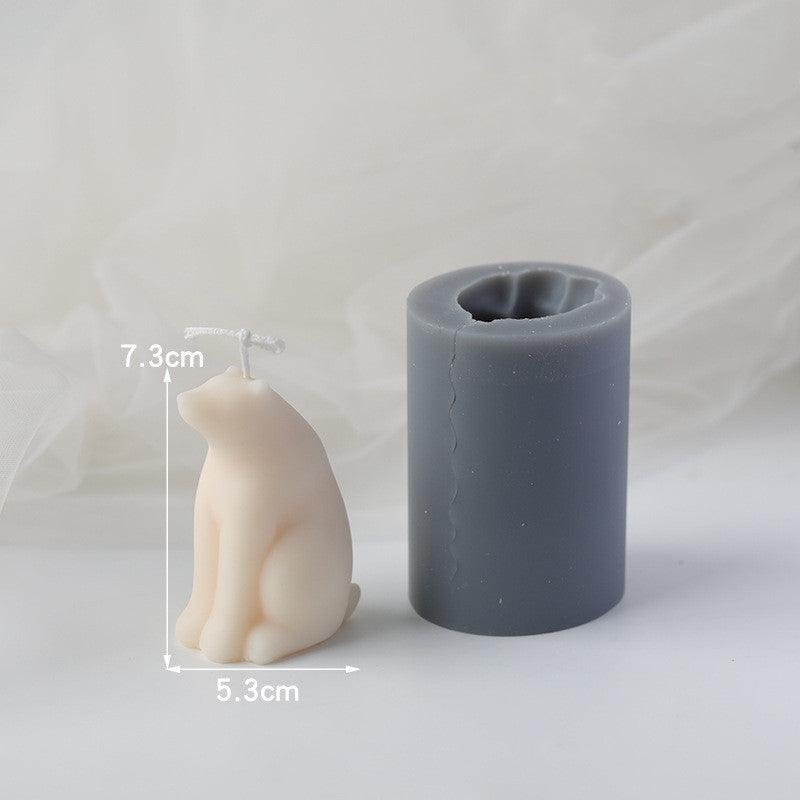 Adorable Polar Bear Candle Mould - Create Stunning Winter-Themed Candles Candles Moulds