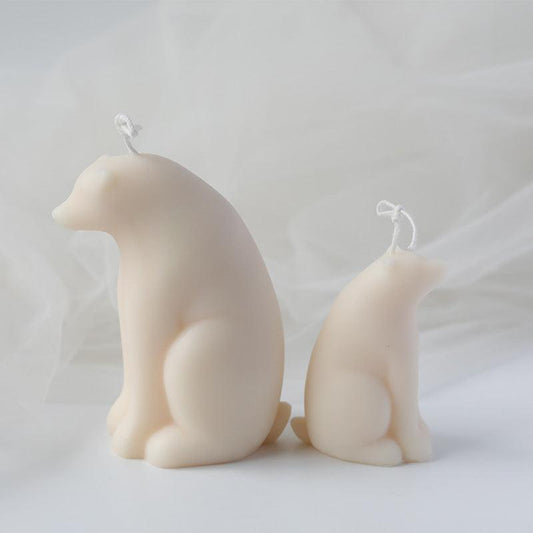 Adorable Polar Bear Candle Mould - Create Stunning Winter-Themed Candles Candles Moulds