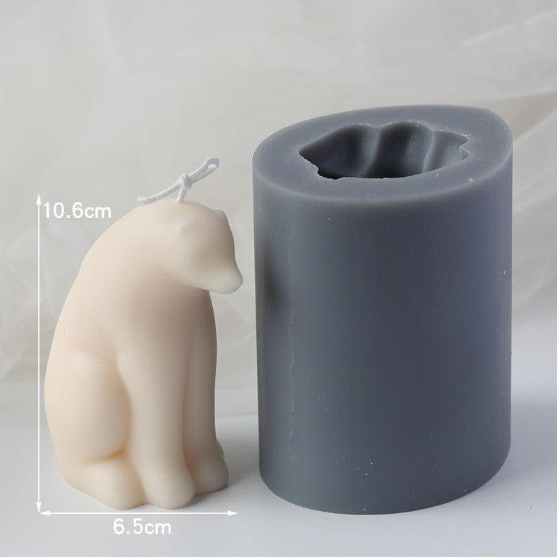 Adorable Polar Bear Candle Mould - Create Stunning Winter-Themed Candles Candles Moulds