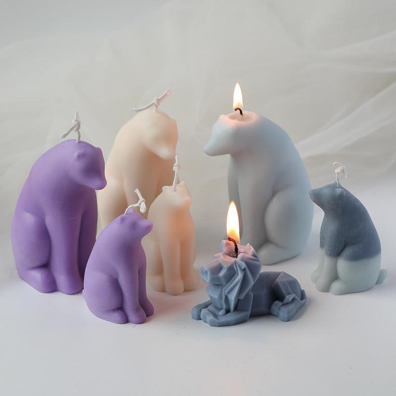 Adorable Polar Bear Candle Mould - Create Stunning Winter-Themed Candles Candles Moulds