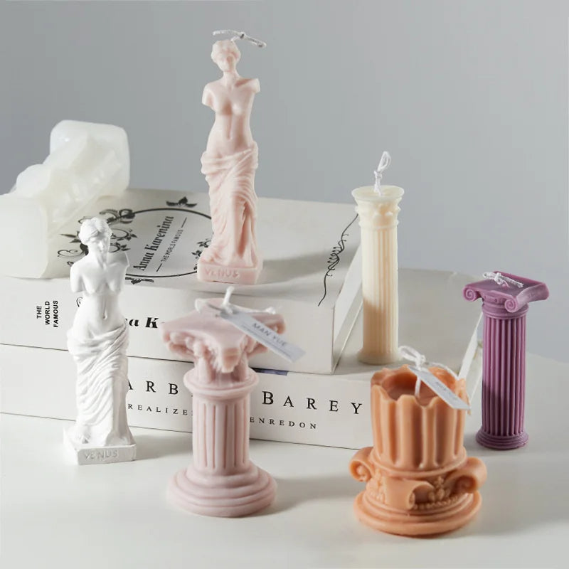 Ancient Roman Venus Column Silicone Mould