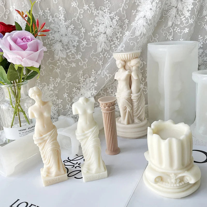 Ancient Roman Venus Column Silicone Mould