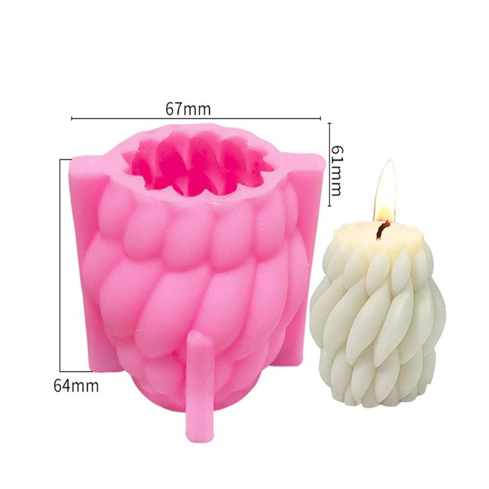 Aromatherapy Candle Silicone Mould Spiral Raindrop Creativity Candles Moulds