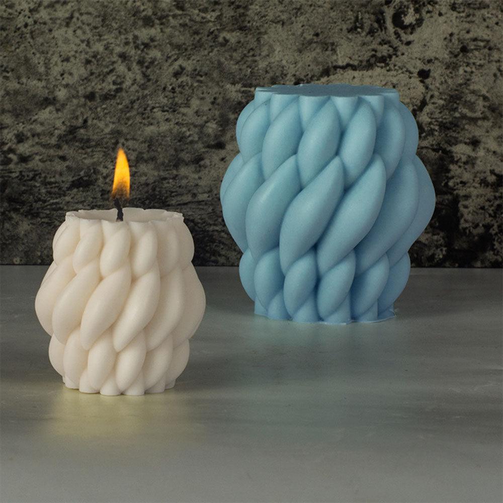 Aromatherapy Candle Silicone Mould Spiral Raindrop Creativity Candles Moulds