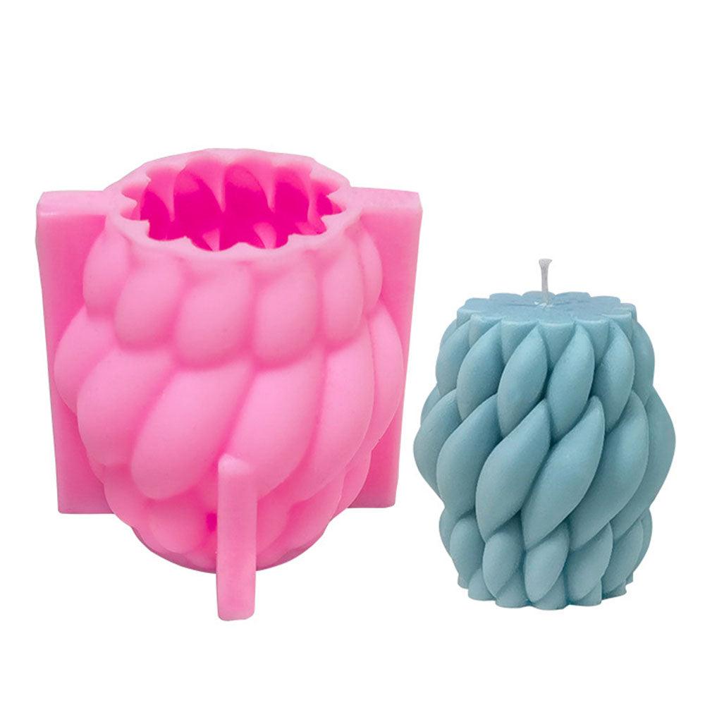Aromatherapy Candle Silicone Mould Spiral Raindrop Creativity Candles Moulds