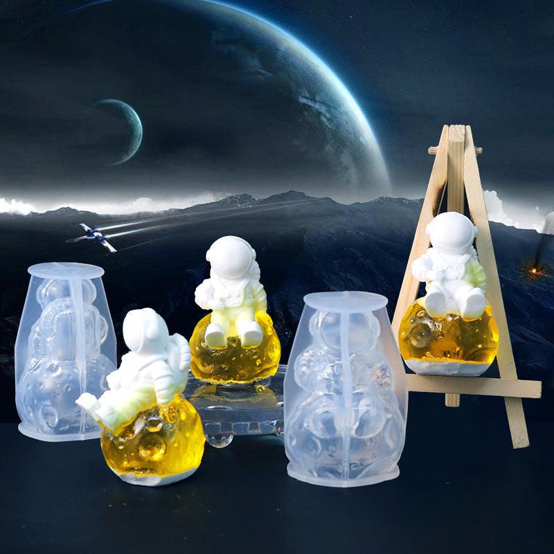 Astronaut Ornament Aromatherapy Gypsum Candle Mould Candles Moulds