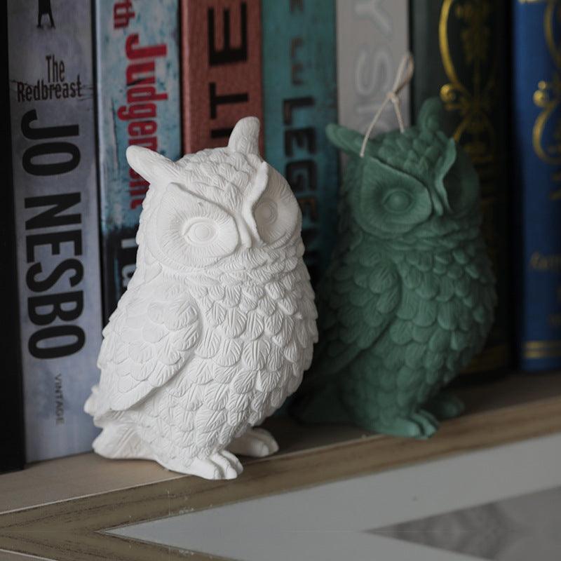 Big Owl Decoration Silicone Candle Mould for Home Decoration Candles Moulds