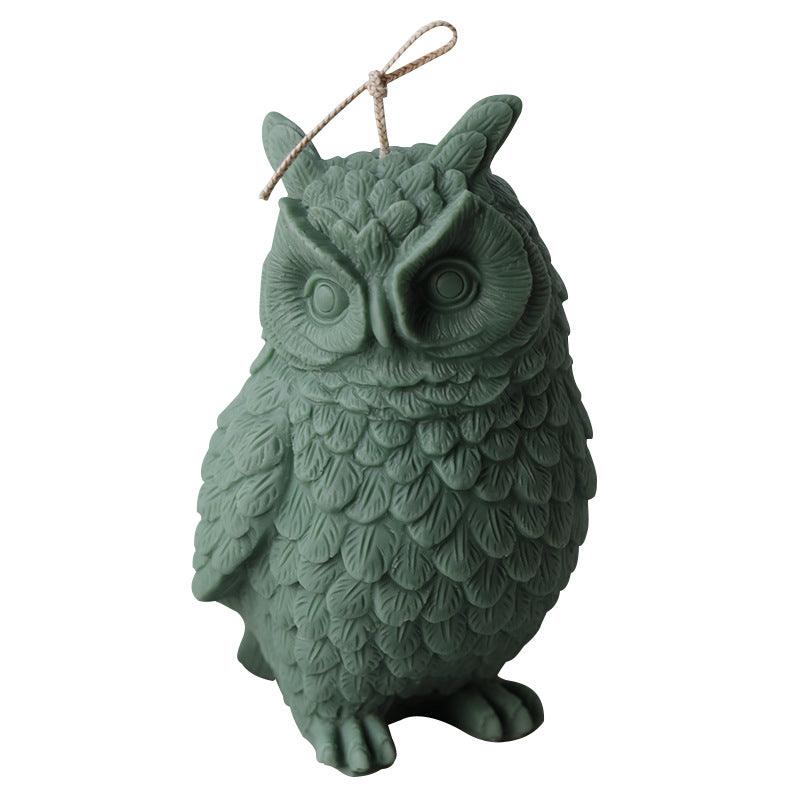 Big Owl Decoration Silicone Candle Mould for Home Decoration Candles Moulds