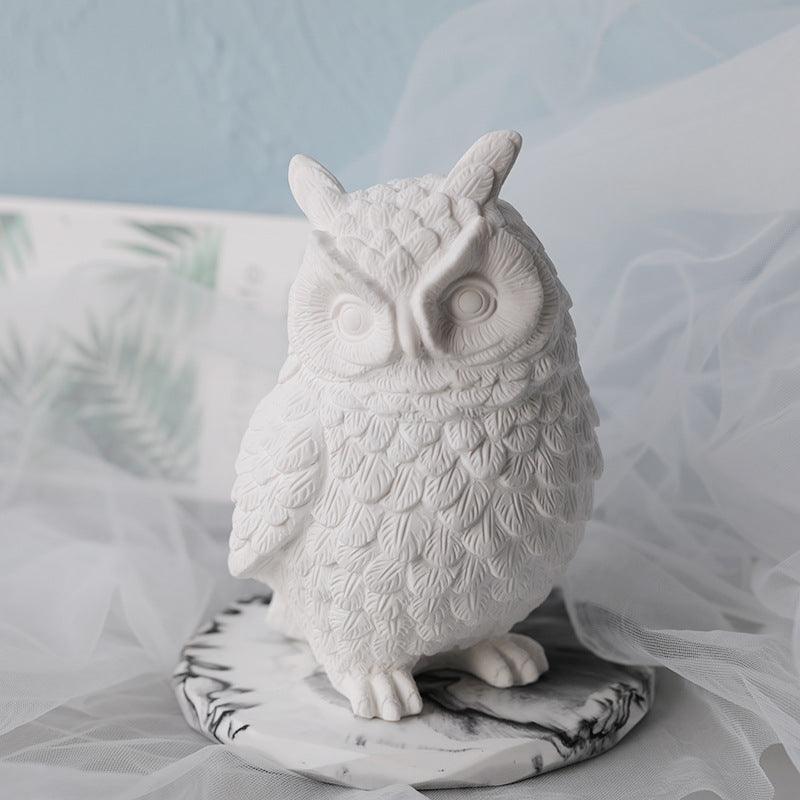 Big Owl Decoration Silicone Candle Mould for Home Decoration Candles Moulds