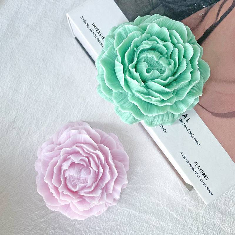 Bloom Into Candle Making with a Peony Flower Silicone Mould: Perfect for DIYers Candles Moulds