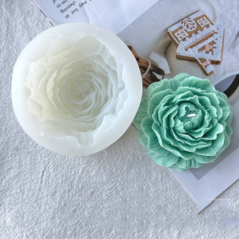 Bloom Into Candle Making with a Peony Flower Silicone Mould: Perfect for DIYers Candles Moulds