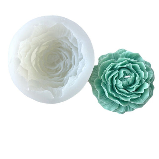 Bloom Into Candle Making with a Peony Flower Silicone Mould: Perfect for DIYers Candles Moulds