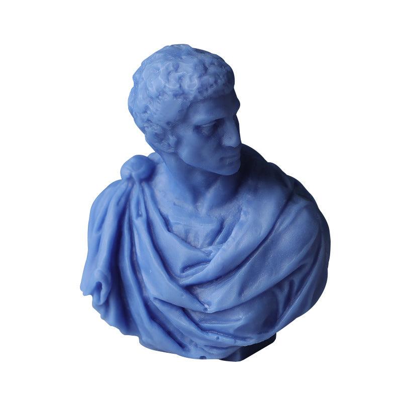 Brutus Portrait Decoration Candle Mould Candles Moulds