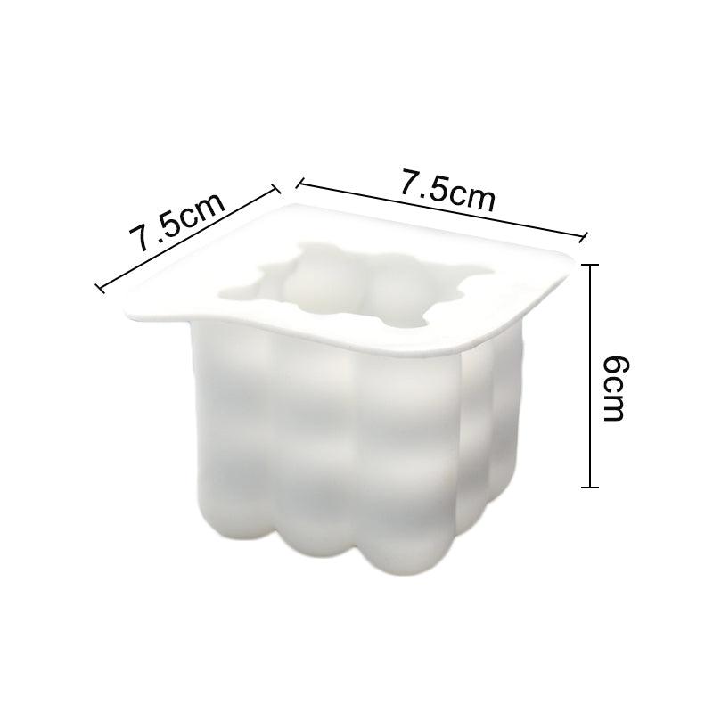 Bubble Cube Silicone Candle Mould Candles Moulds