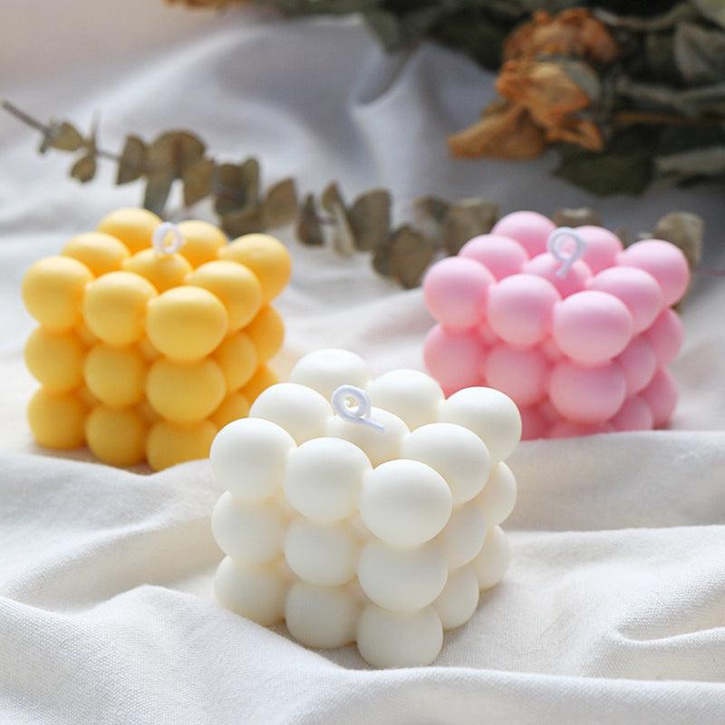 Bubble Cube Silicone Candle Mould Candles Moulds