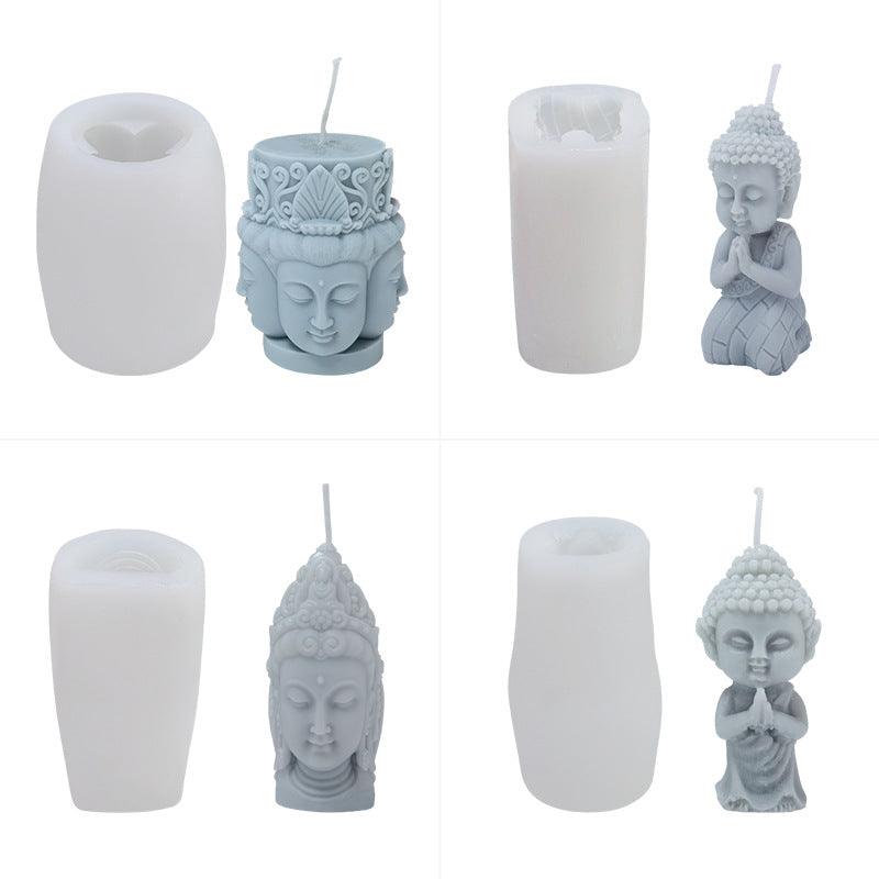 Buddha Scented Candle Silicone Mould Candles Moulds