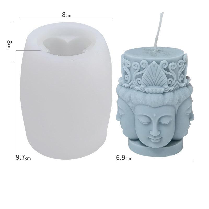 Buddha Scented Candle Silicone Mould Candles Moulds
