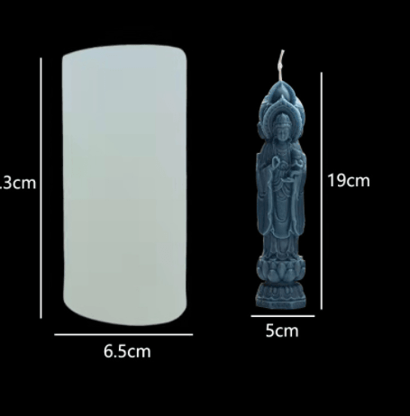 Buddha Statue Candle Silicone Moulds Candles Moulds