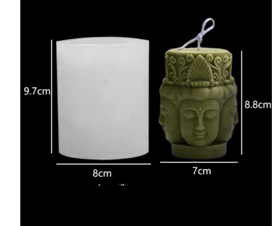 Buddha Statue Candle Silicone Moulds Candles Moulds