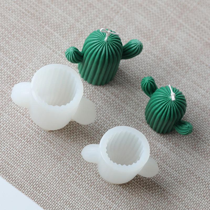 Cactus Shape Silicone Candles Mould - DIY Gifts for Home Décor Candles Moulds