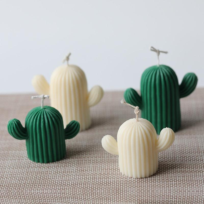 Cactus Shape Silicone Candles Mould - DIY Gifts for Home Décor Candles Moulds
