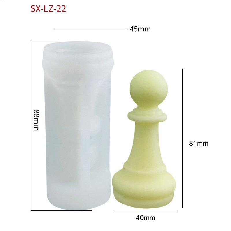 Chess Pawns Candle Mould