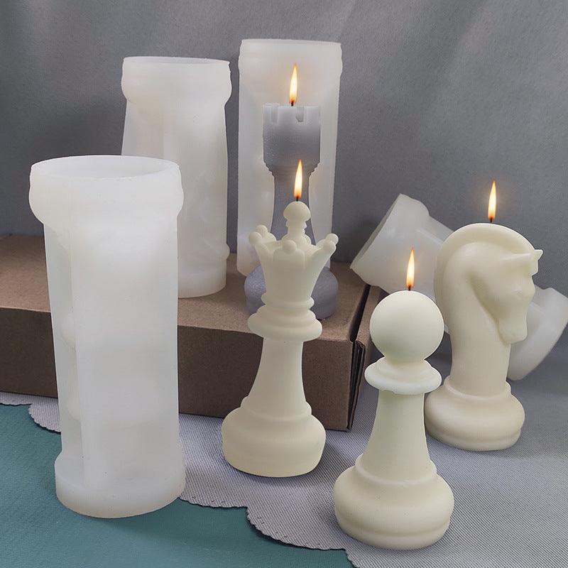Chess Pawns Candle Mould