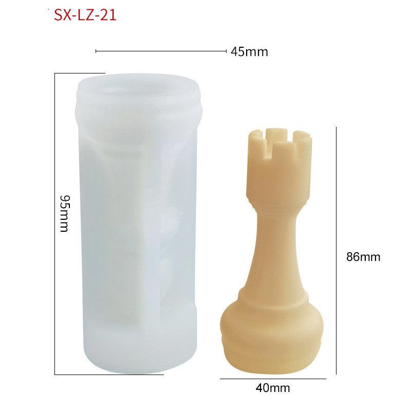 Chess Pawns Candle Mould