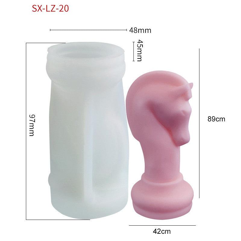 Chess Pawns Candle Mould