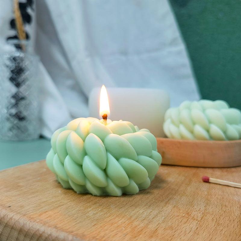 Christmas Joy Santa Flower Candle Mould Candles Moulds