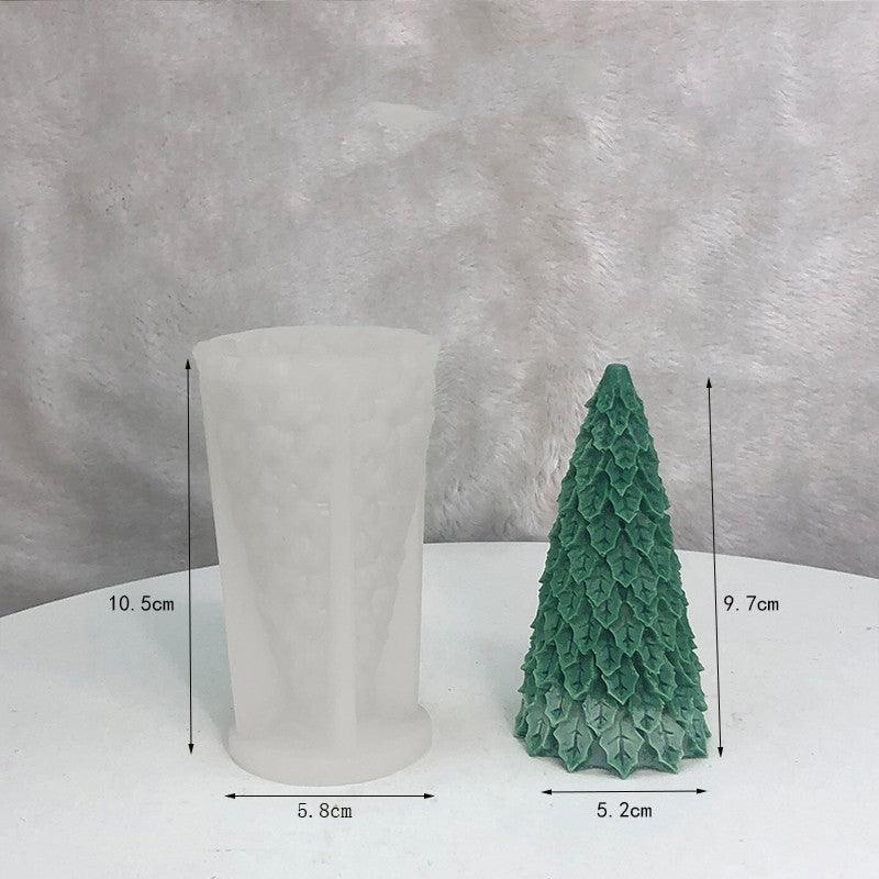Christmas Tree Scented Candle Silicone Diy Mould Candles Moulds