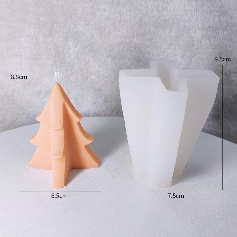 Christmas Tree Scented Candle Silicone Diy Mould Candles Moulds
