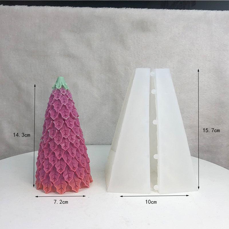 Christmas Tree Scented Candle Silicone Diy Mould Candles Moulds
