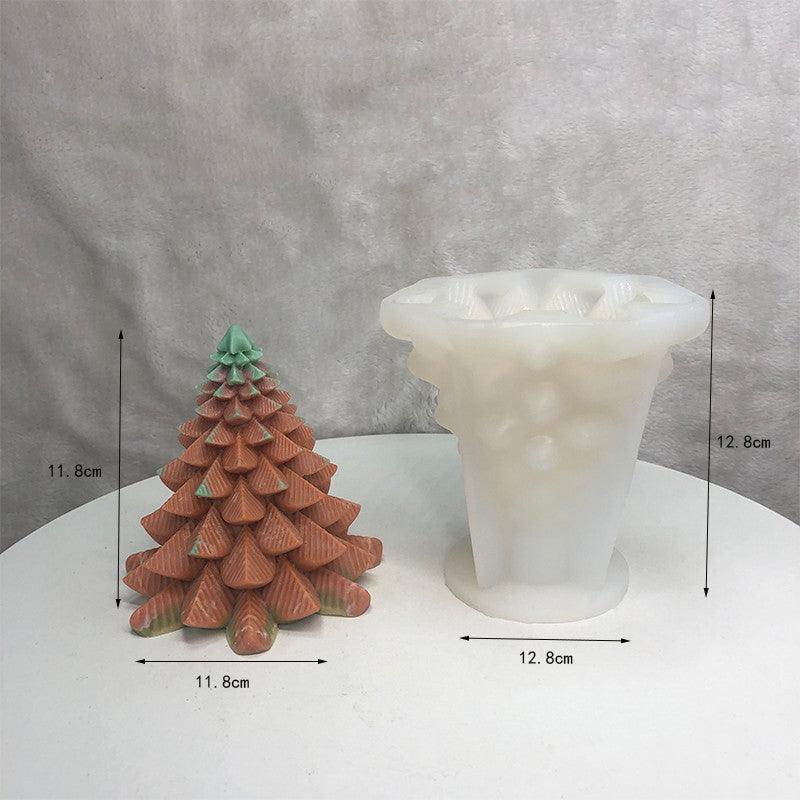 Christmas Tree Scented Candle Silicone Diy Mould Candles Moulds