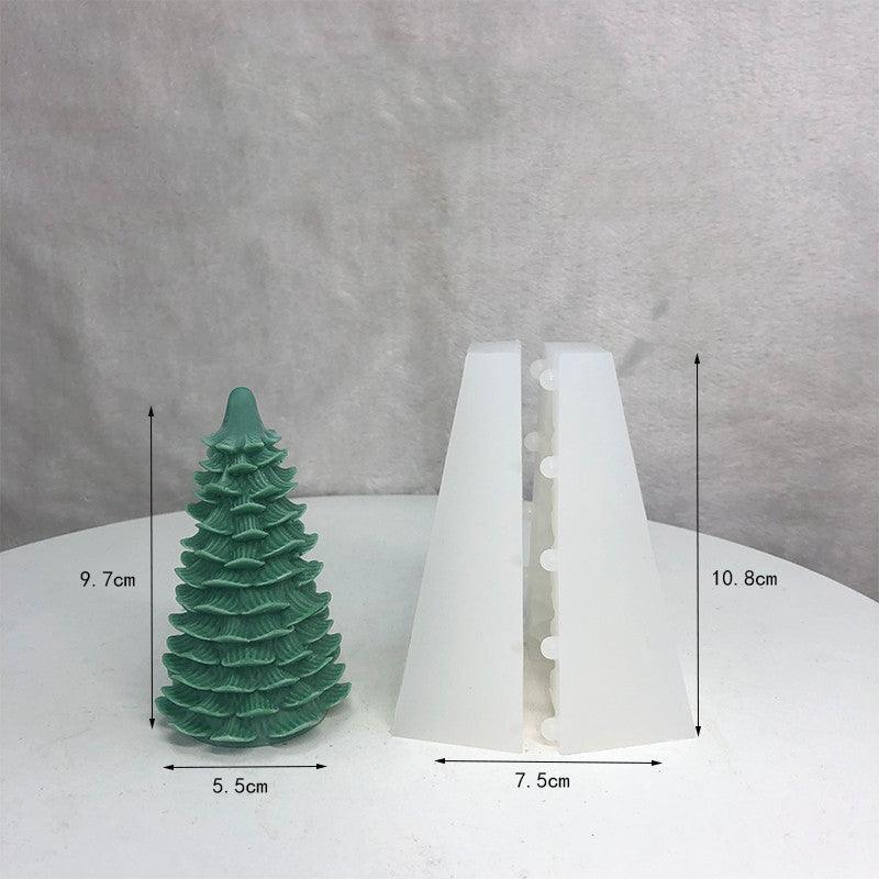 Christmas Tree Scented Candle Silicone Diy Mould Candles Moulds