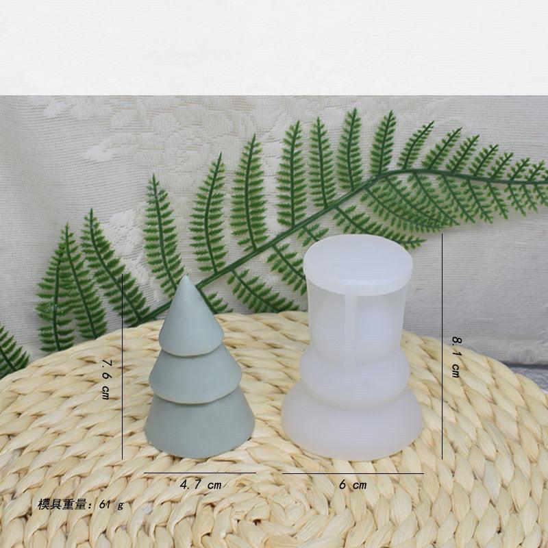 Christmas Tree Scented Candle Silicone Diy Mould Candles Moulds