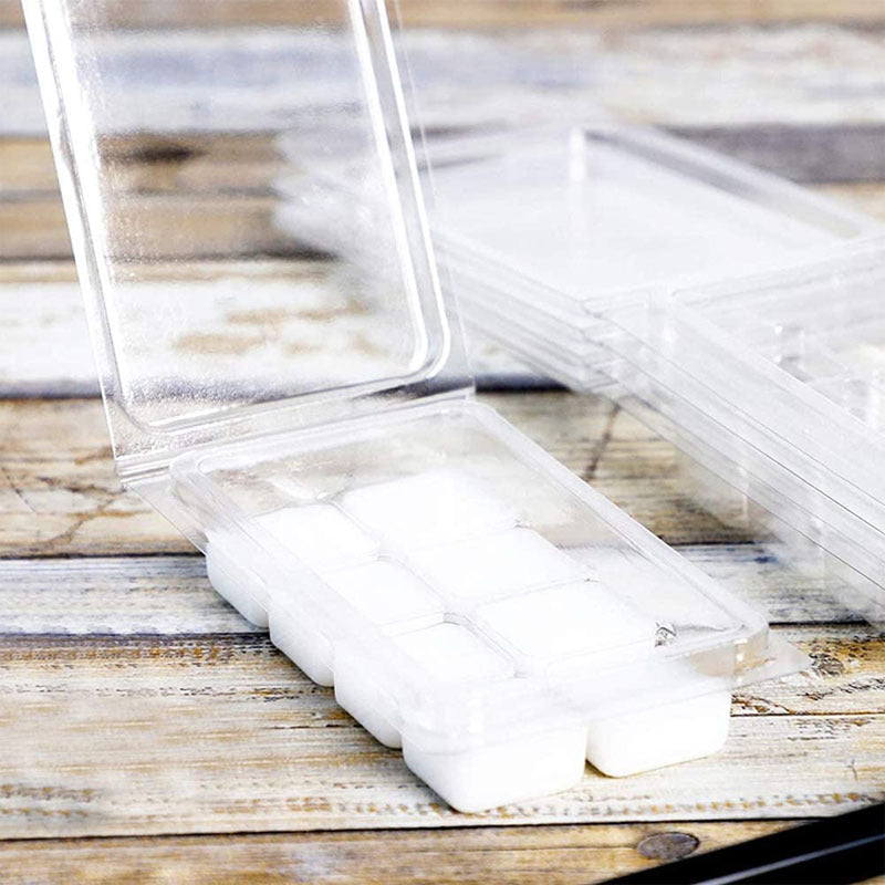 Clamshells Clear Mould & Tray Soap Square Candle-making Plastic Moulds Melt Wax Packs Candles Moulds