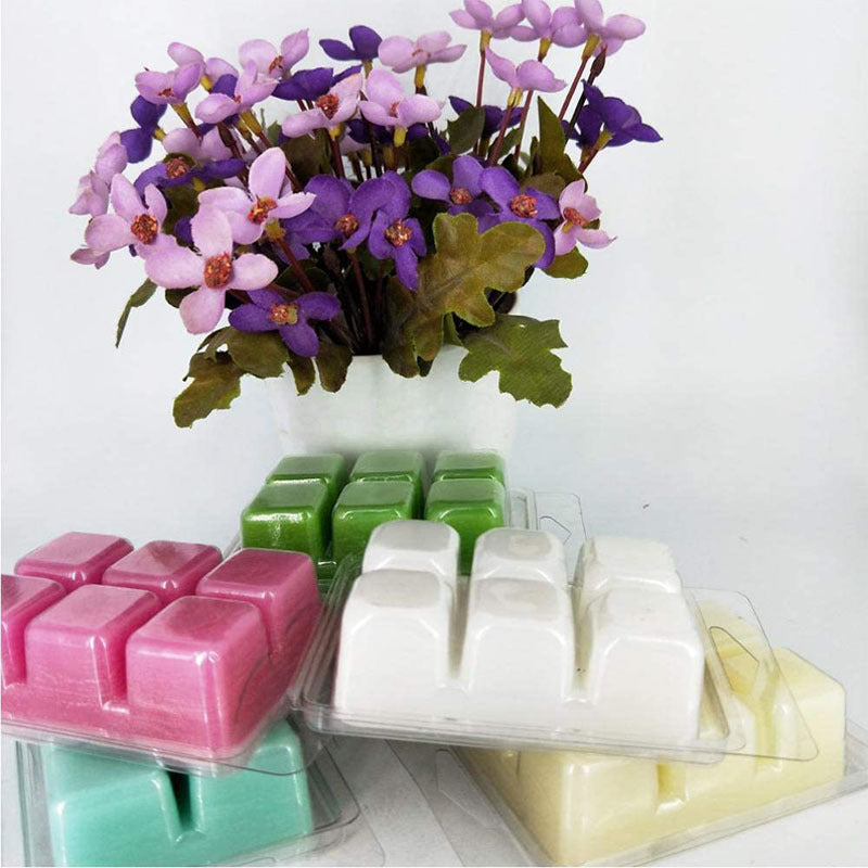 Clamshells Clear Mould & Tray Soap Square Candle-making Plastic Moulds Melt Wax Packs Candles Moulds