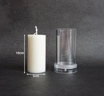 Columnar Aromatherapy Crystal Clear Plastic Moulds for Candles Candles Moulds