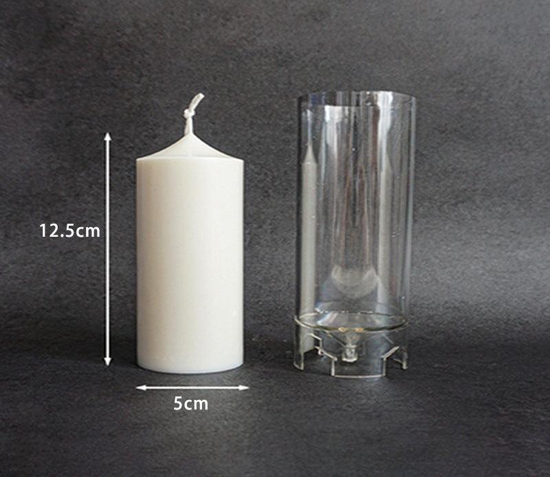 Columnar Aromatherapy Crystal Clear Plastic Moulds for Candles Candles Moulds