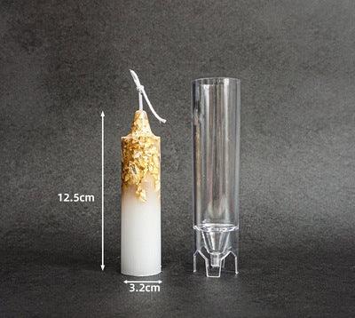 Columnar Aromatherapy Crystal Clear Plastic Moulds for Candles Candles Moulds
